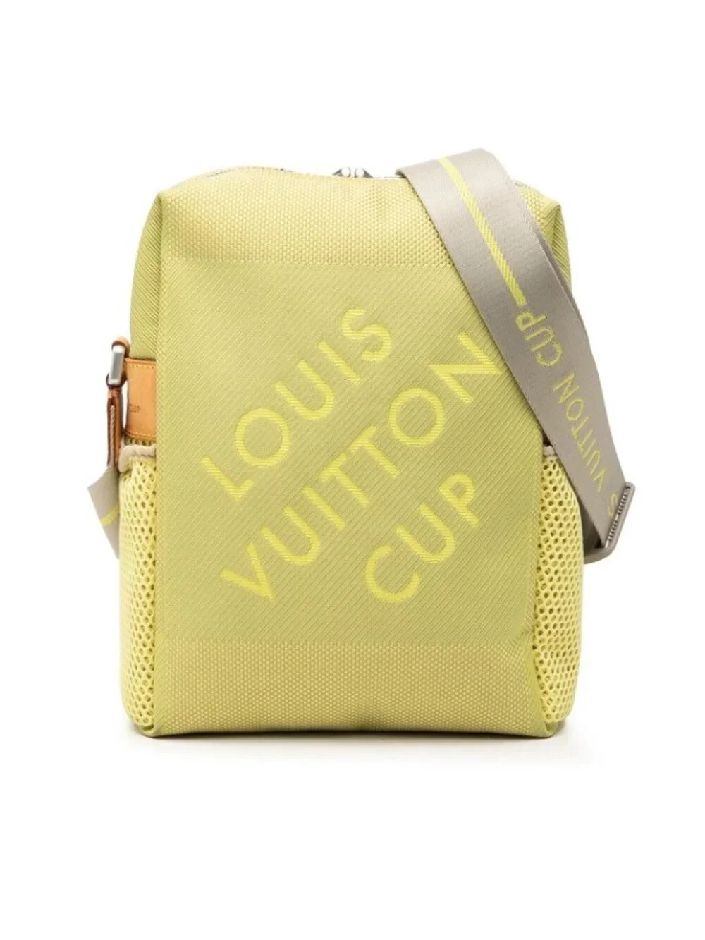 Louis Vuitton Damier Jean Weatherly LV Cup Crossbody Shoulder Bag Yellow Canvas